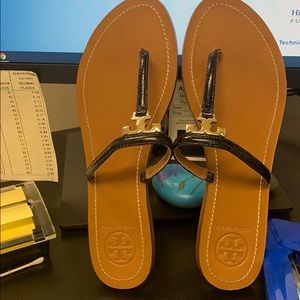 Tory Burch Black Sandals size 9